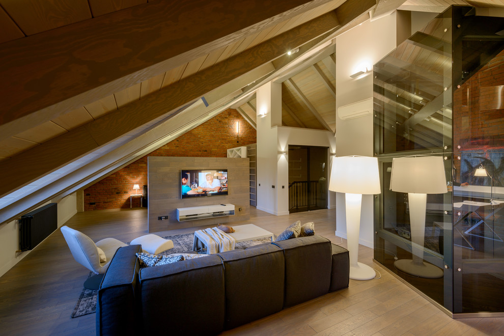 Оформление мансарды