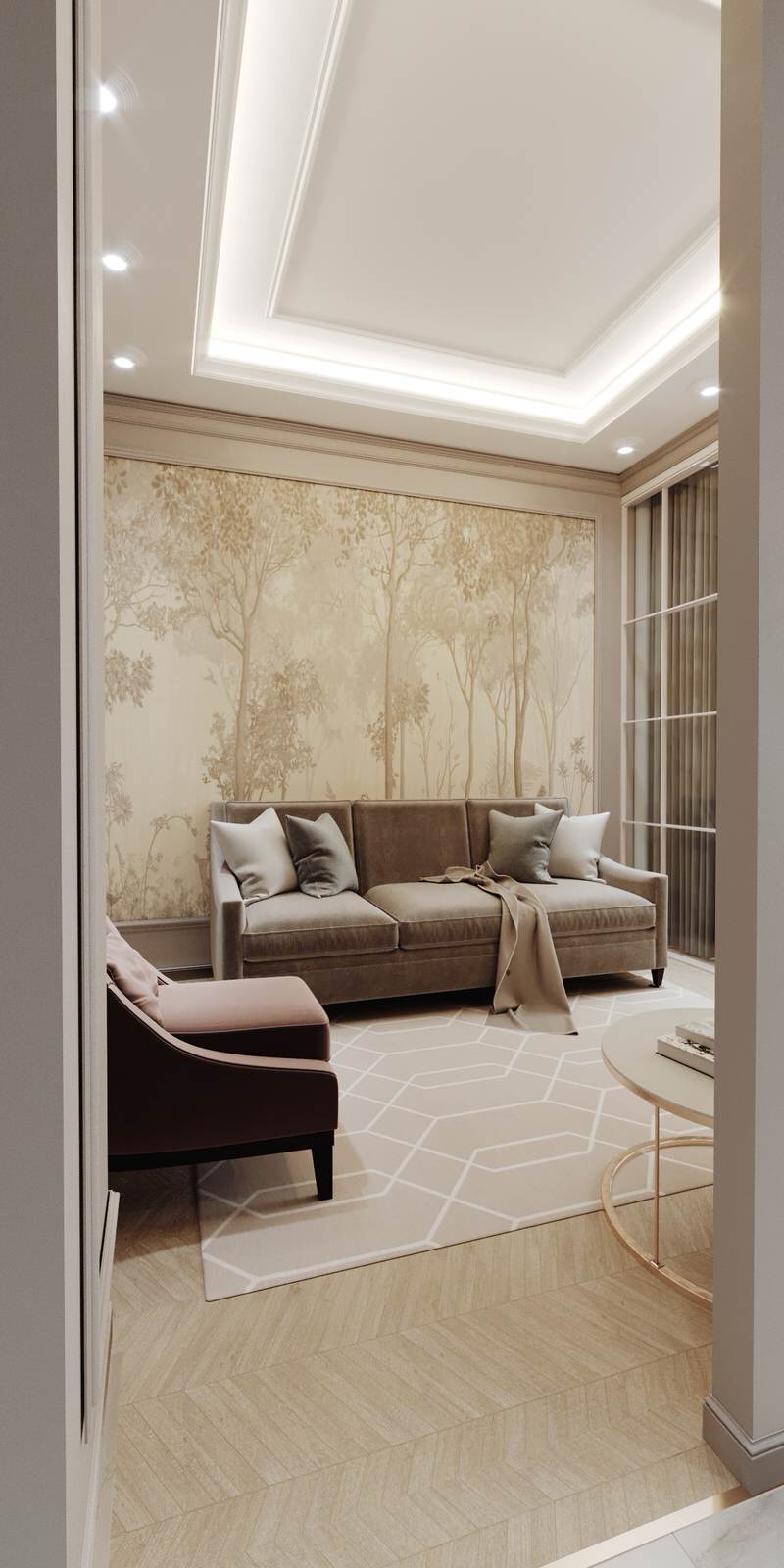 Проект маленькой квартиры 40 кв.м. ЖК Level Амурская