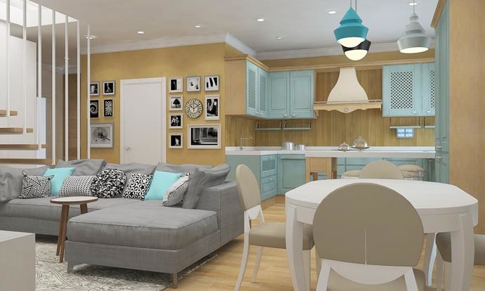 Таунхаус в стиле Кантри