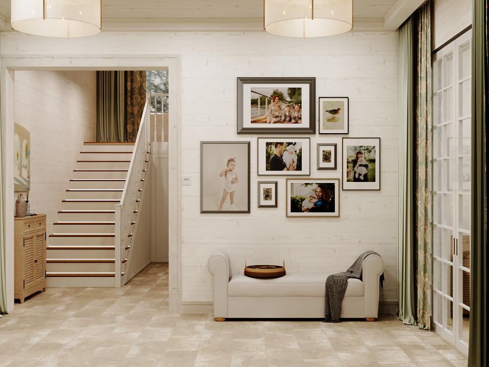 Дизайн-проект дома из клееного бруса в КП «Ново-луговая»