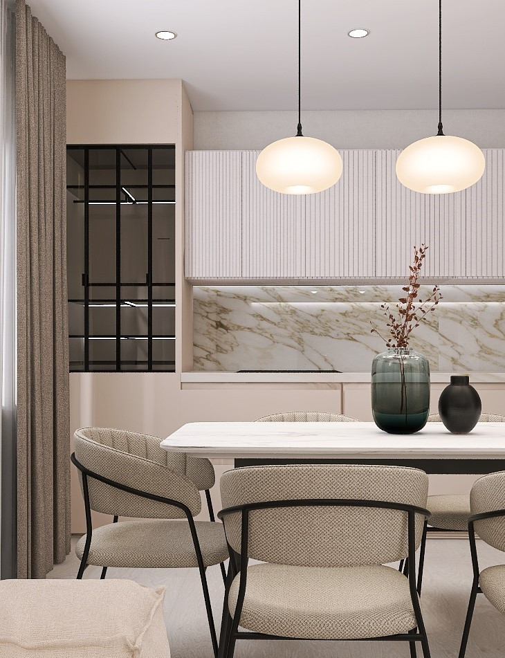 Кухня-гостиная в современном стиле