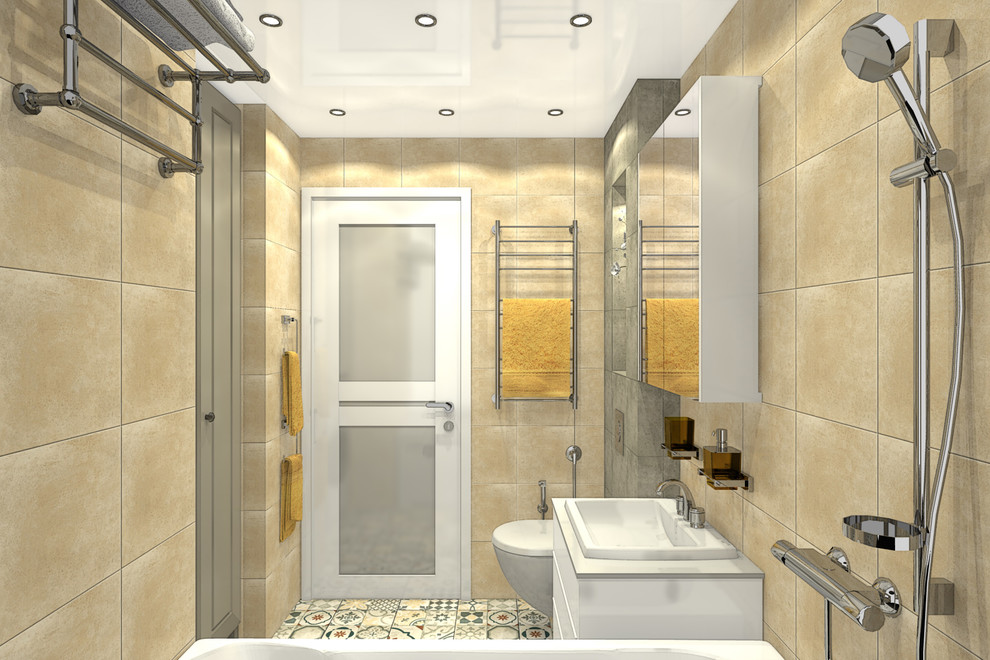 Дизайн-проект с перепланировкой в трехкомнатной квартире в панельном доме