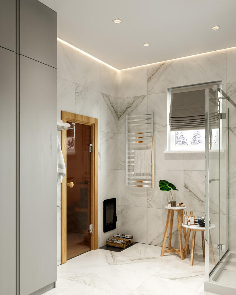 Дизайн интерьеров дома в п.Тайцы, Ленинградская область