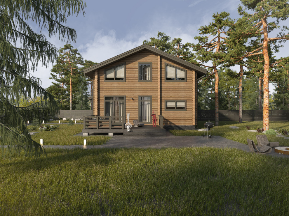 Двухэтажный жилой дом