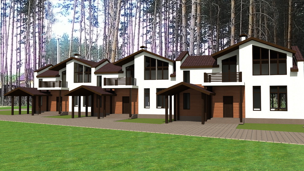 Концептуальное предложение таунхауса в пос. Ямное_№2