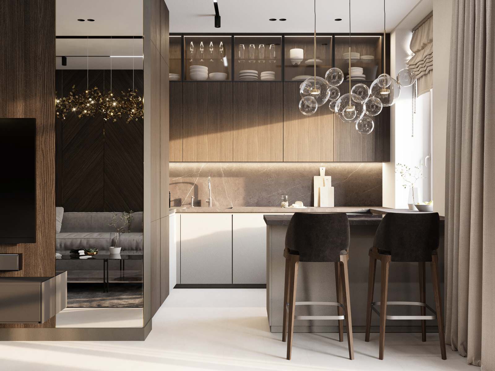 Интерьер квартиры в ЖК Montblanc 150 м^2