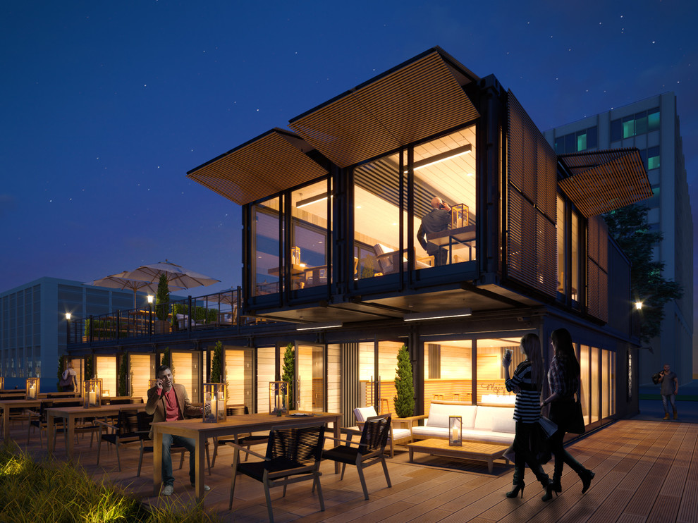 Комплекс из морских контейнеров