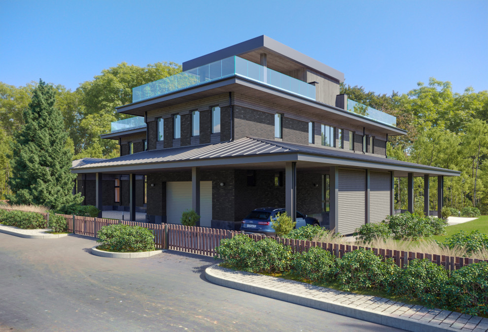 Обложка проекта: Экстерьер загородного дома