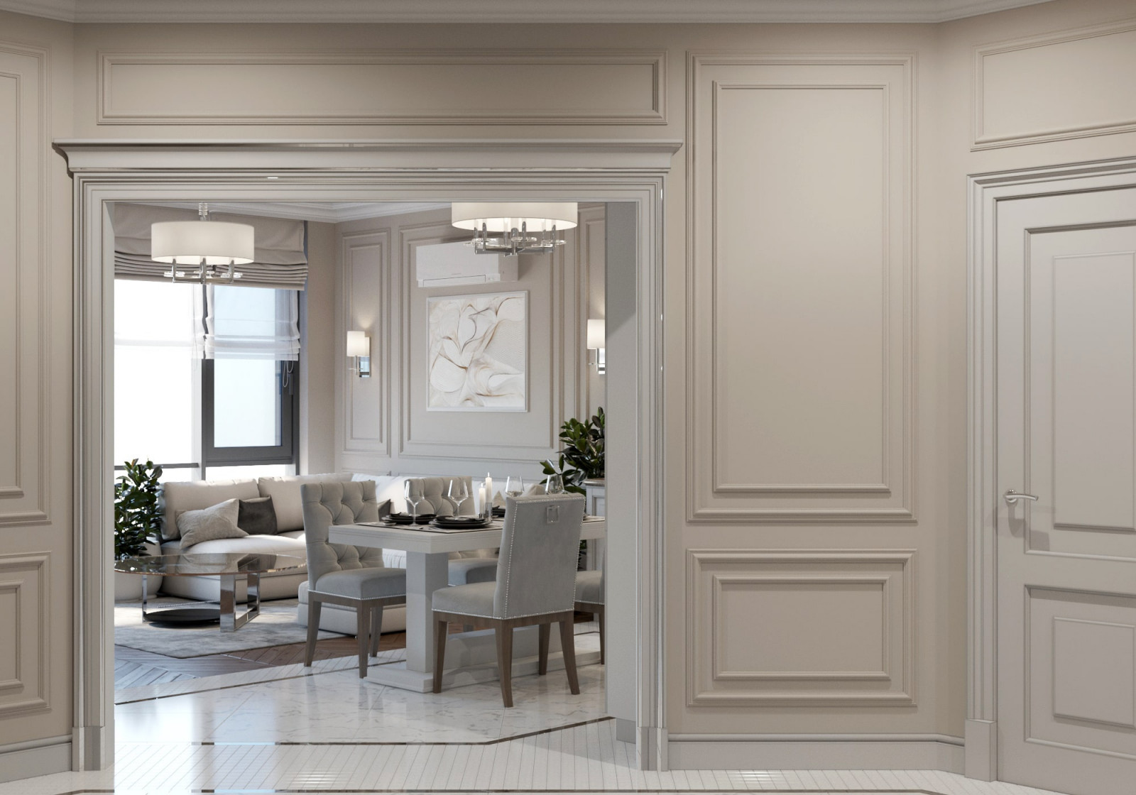 ЖК Neva Towers, 3 комнаты, 104 м²