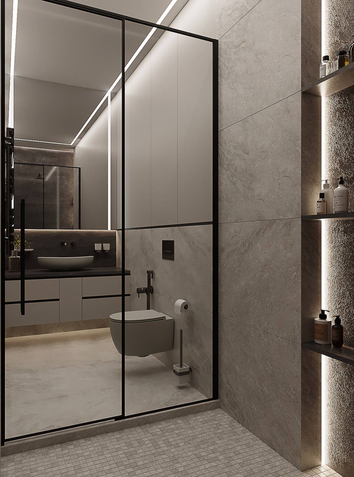 2023г. Интерьер квартиры 134 м2 в ЖК "Чикаго"