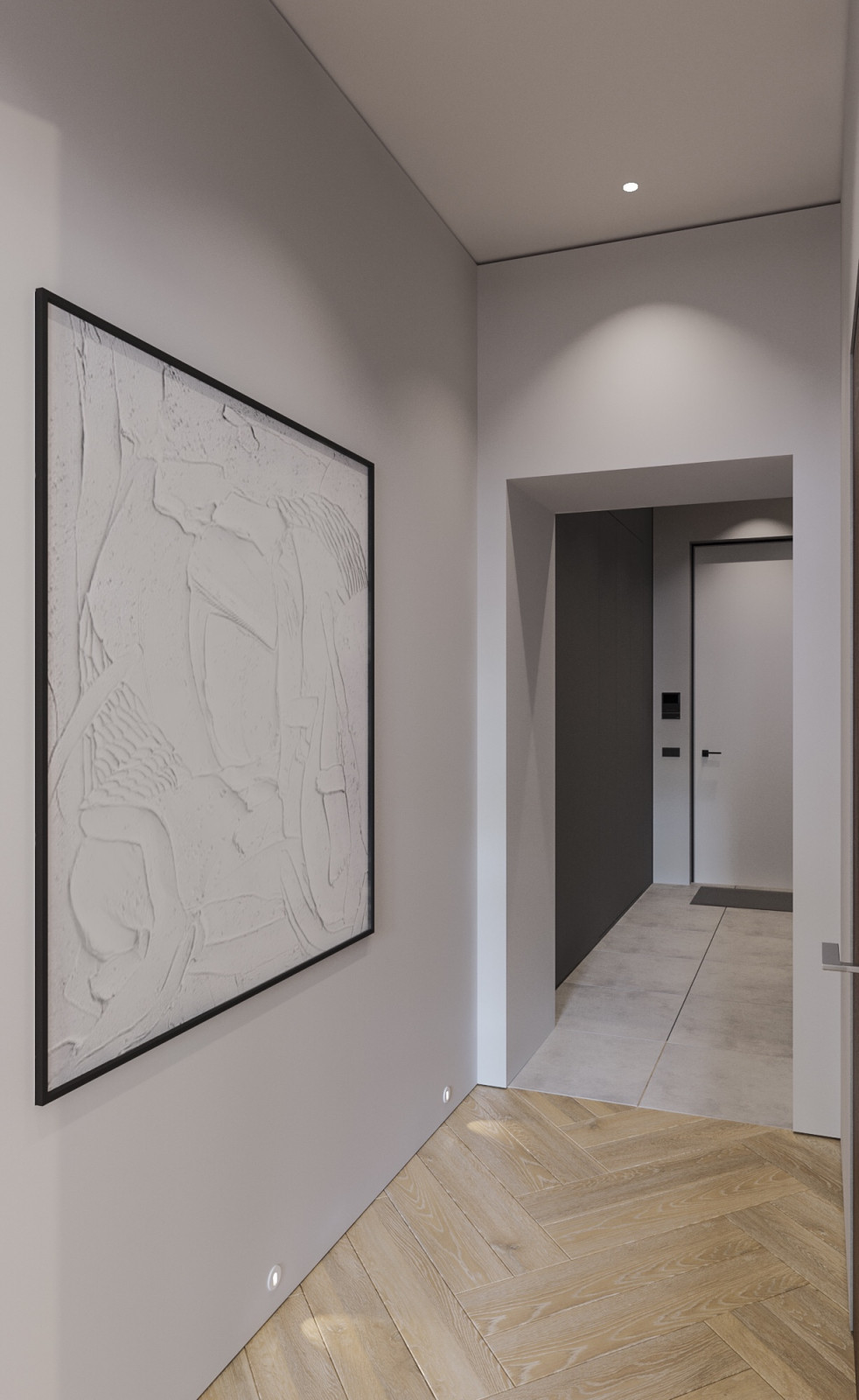 Серый минимализм в центре Петербурга