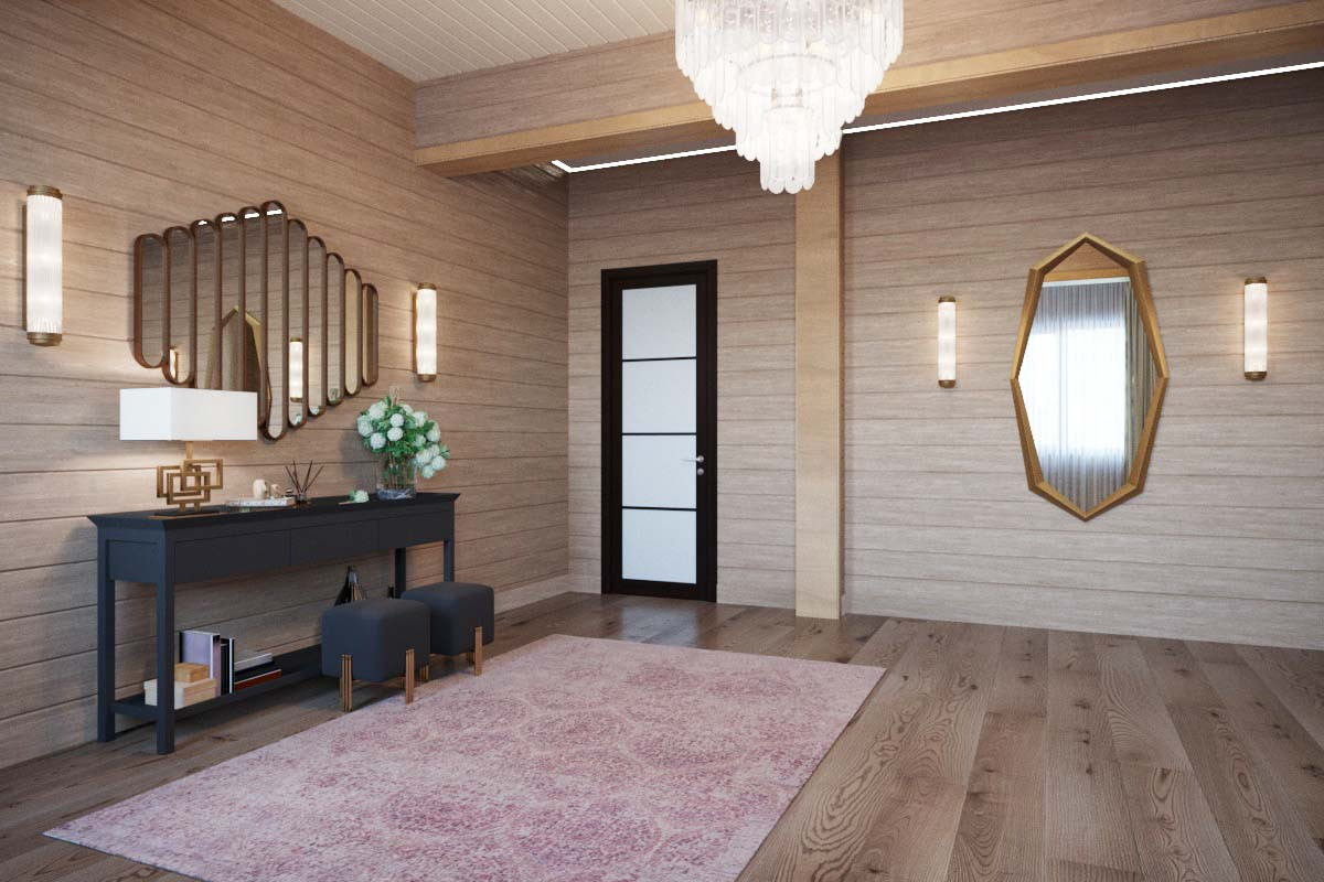 Просторный загородный дом