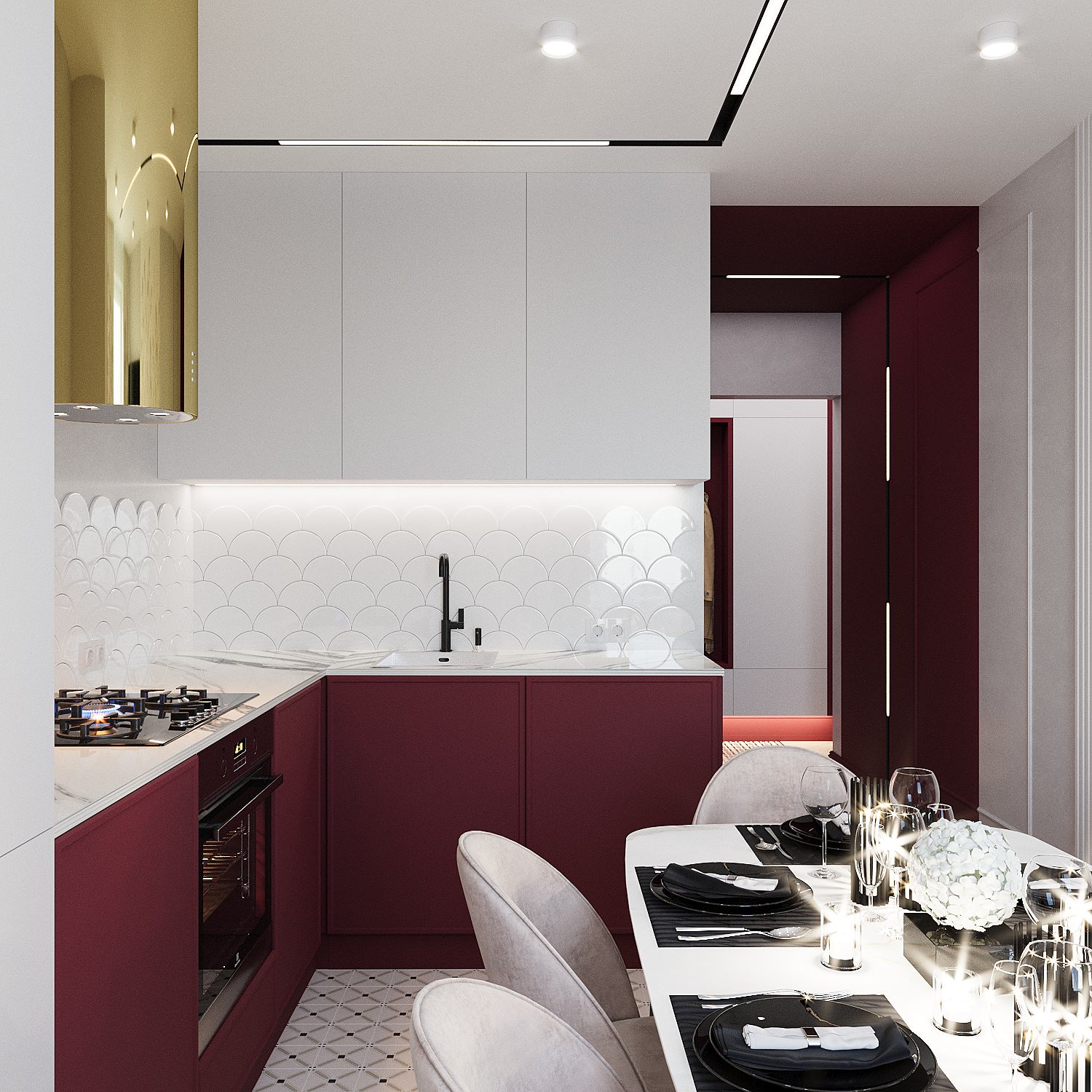 Дизайн проект квартиры 80 кв.м.