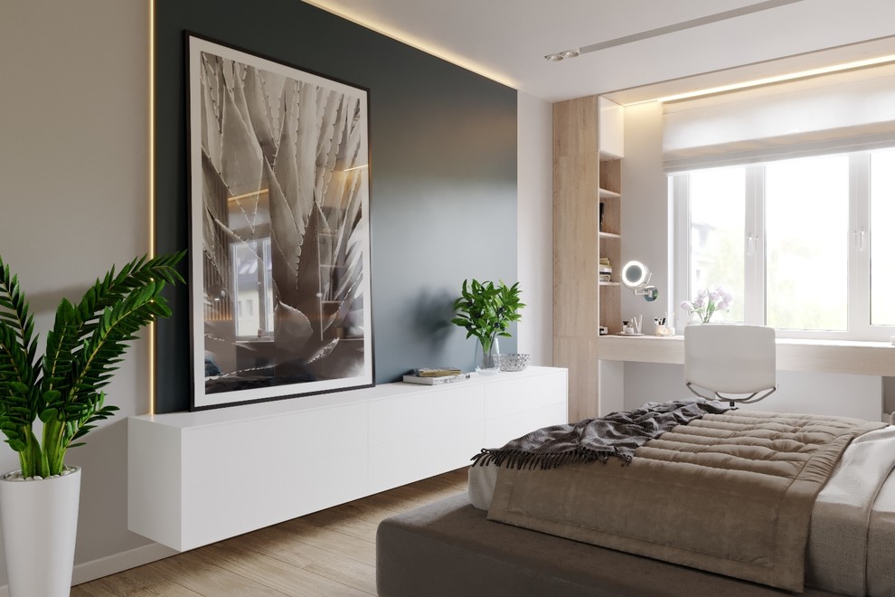 Обложка проекта: Спальня в 2к.кв в Спб