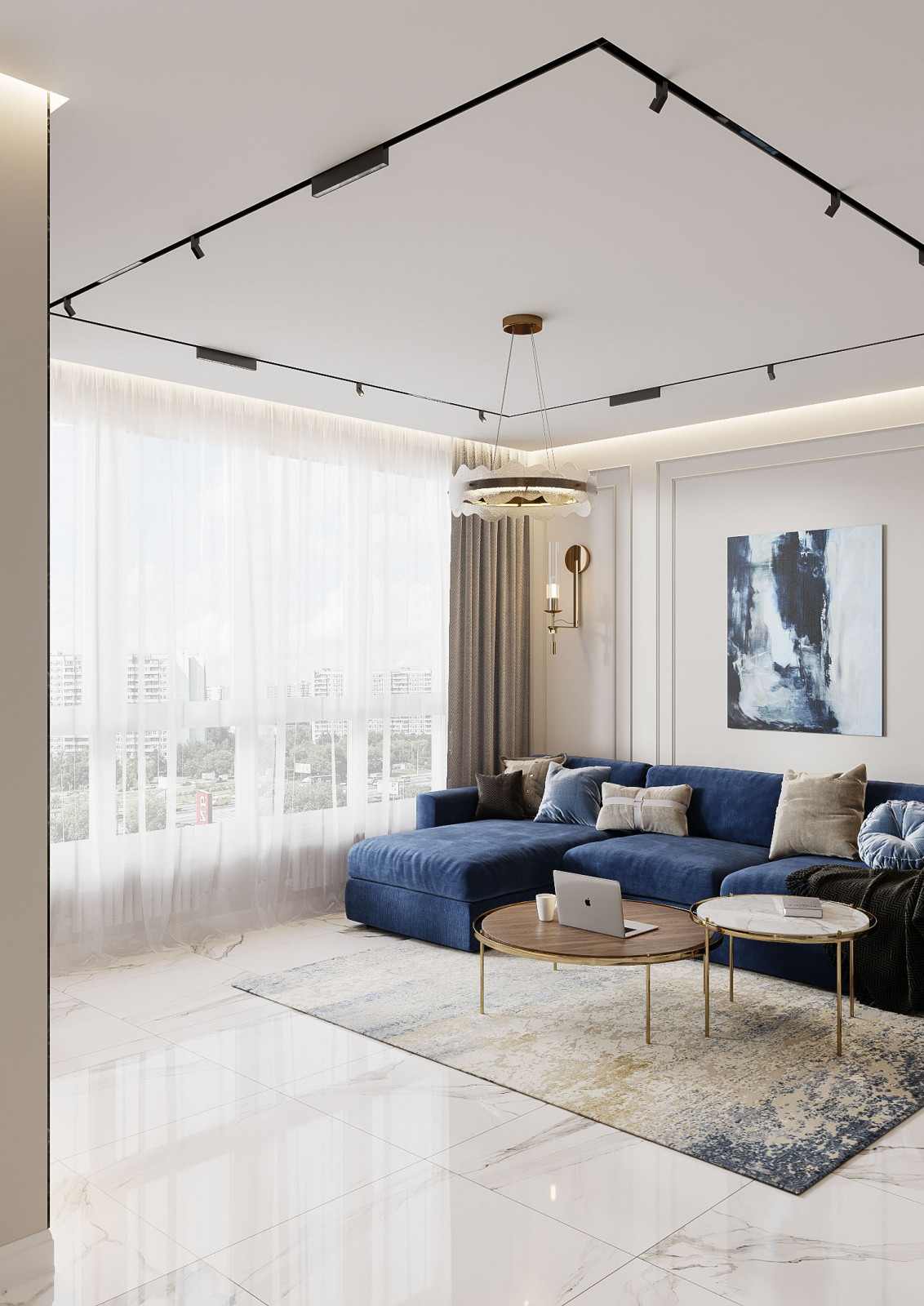 Проект квартиры "Классика и современность"