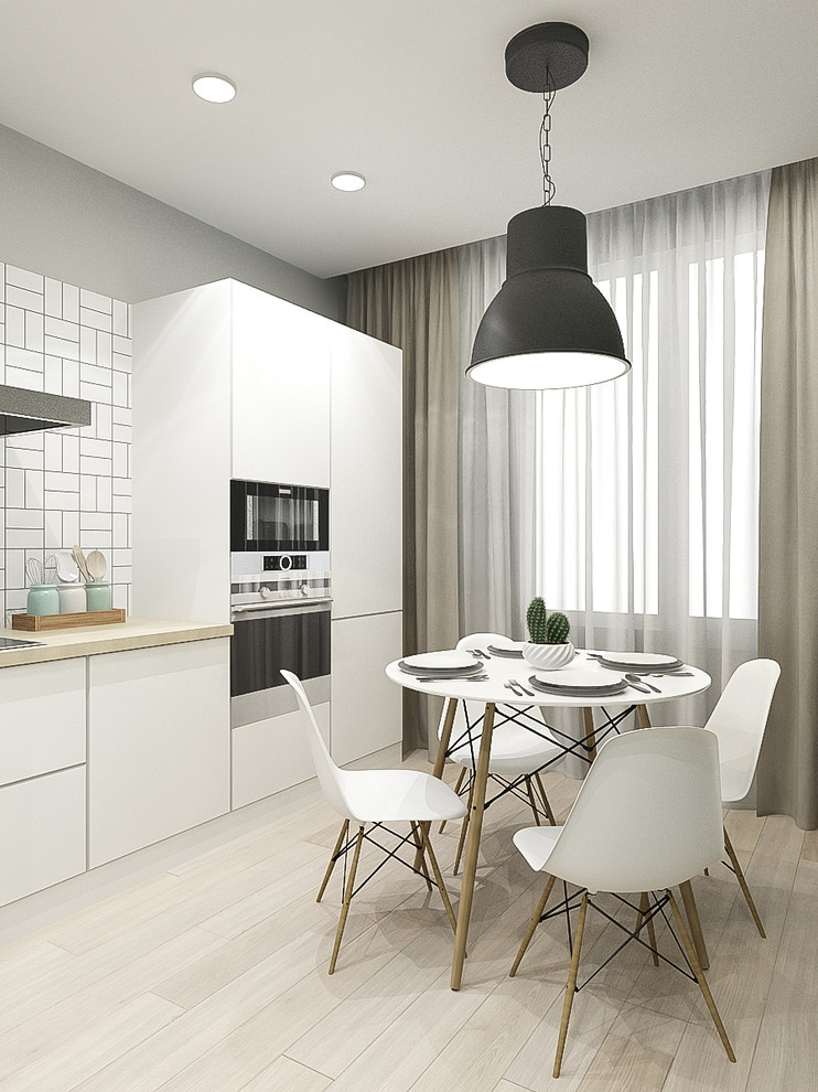 Однокомнатная квартира " Мятная скандинавия" 45 м2