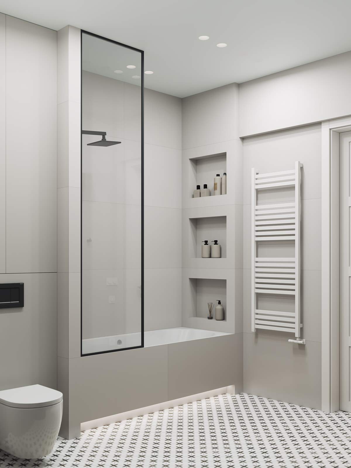 Дизайн-проект 3-х комнатной квартиры в Москве, 65 кв.м