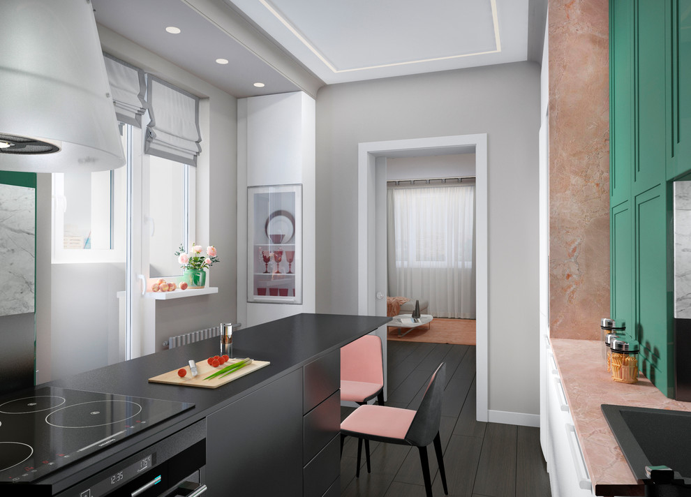 Квартира в сером цвете