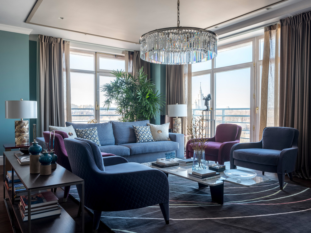 Interior with a view Интерьер с видом на МГУ