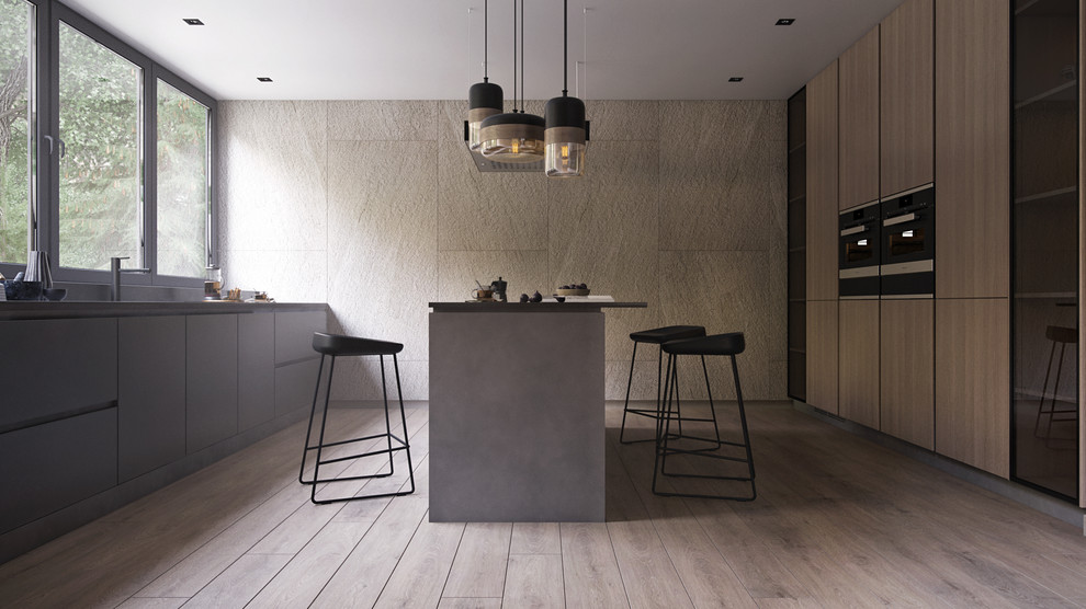 Обложка проекта: Функциональная кухня с техникой Miele