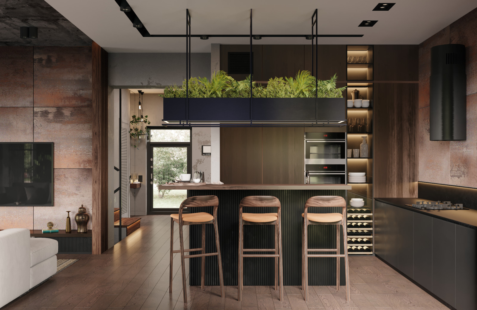 Гостиная-кухня-столовая 40 м², Ростов-на-Дону