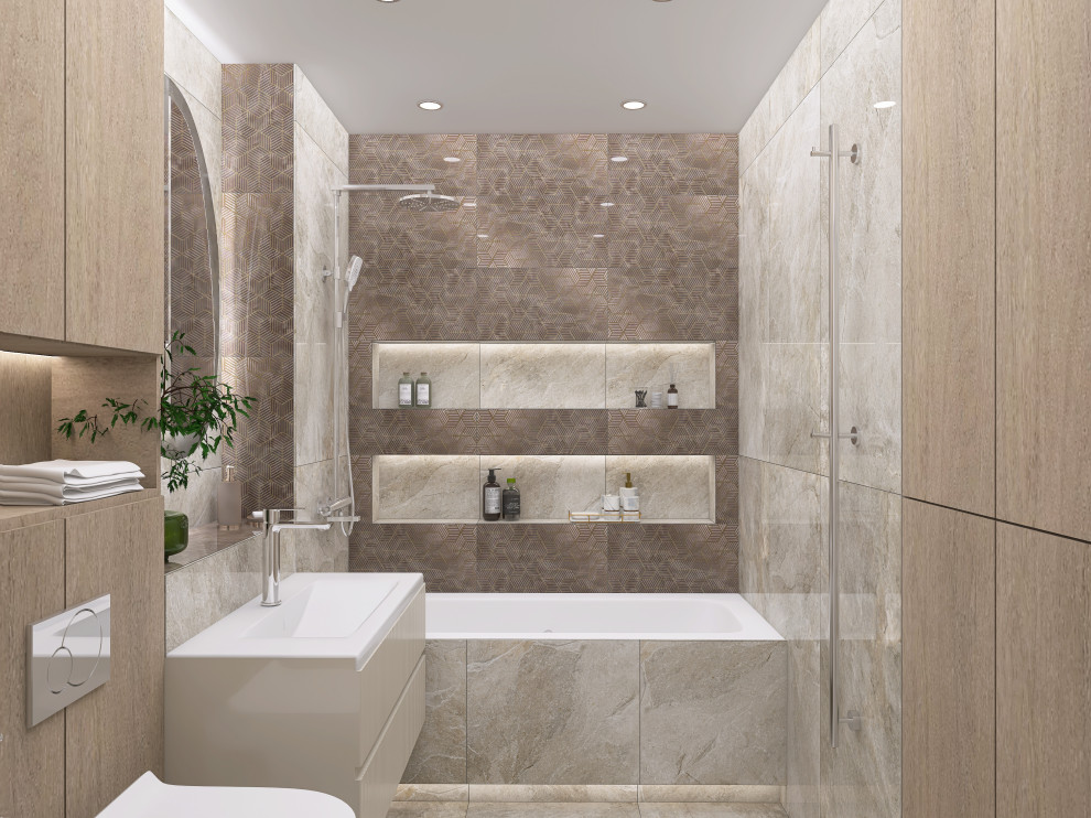 Дизайн-проект квартиры  частично 30,9 кв.м.  для молодой пары с ребенком