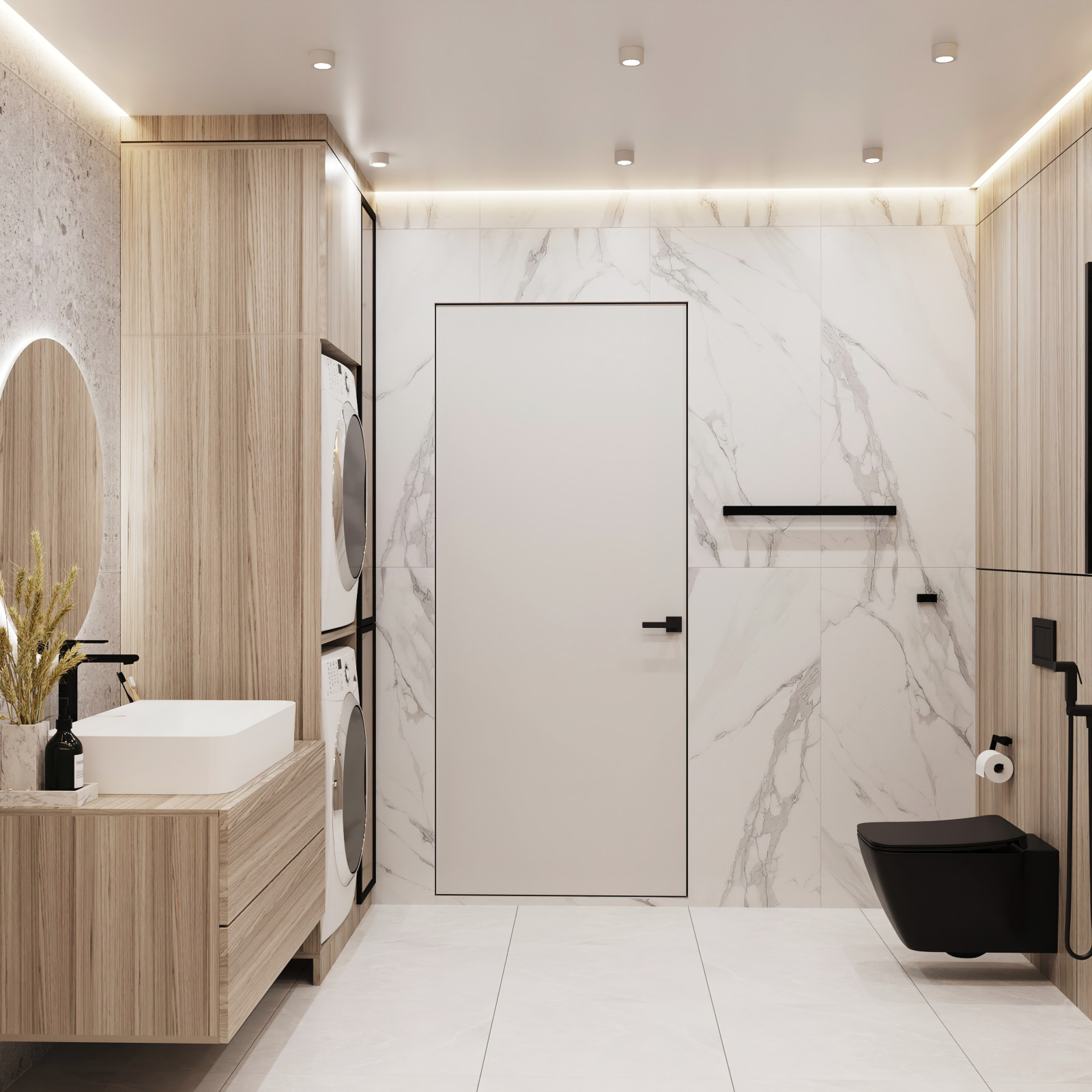 Современная классика в проекте в ЖК Береговой