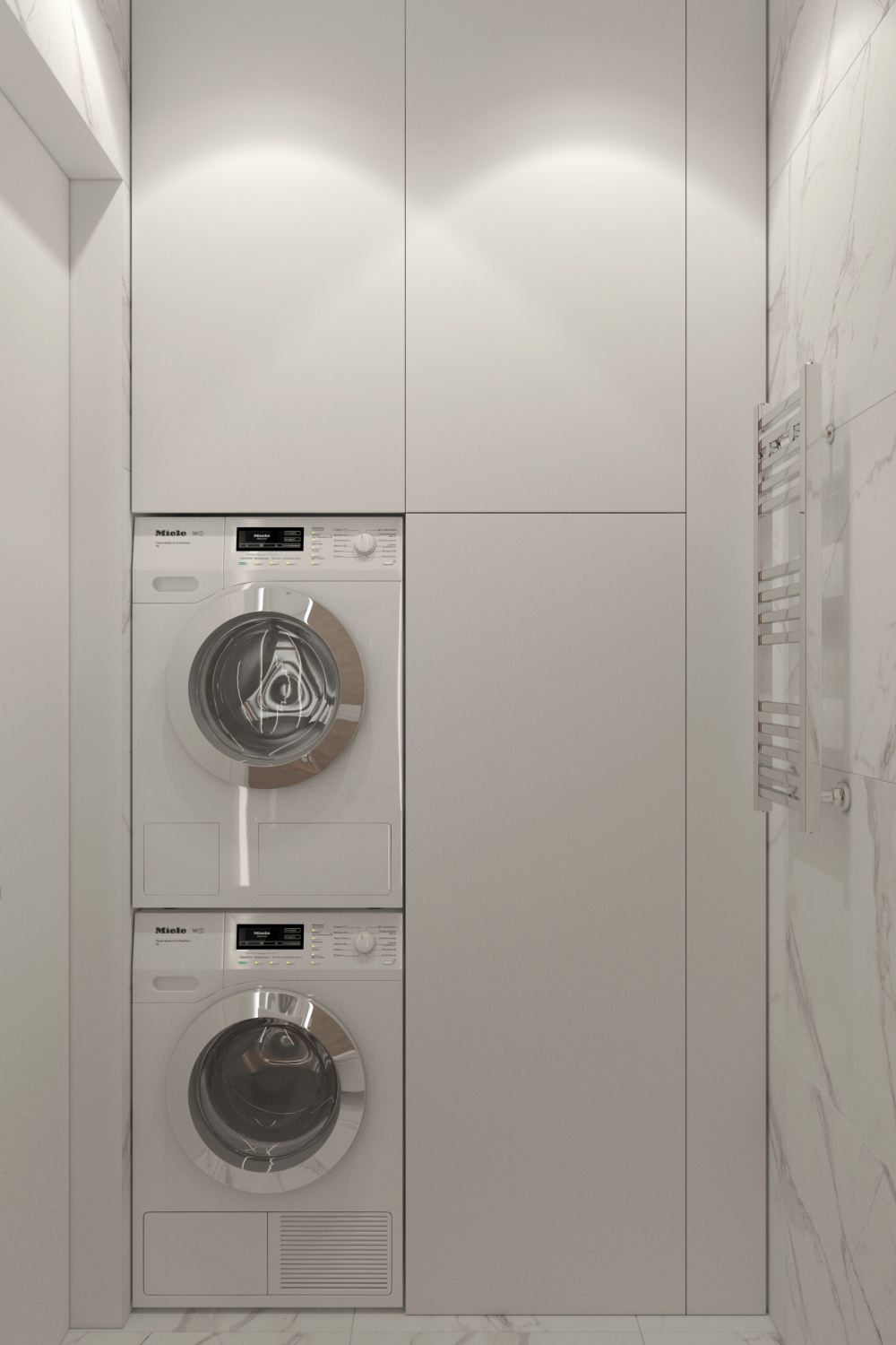 Монохромный с деревом