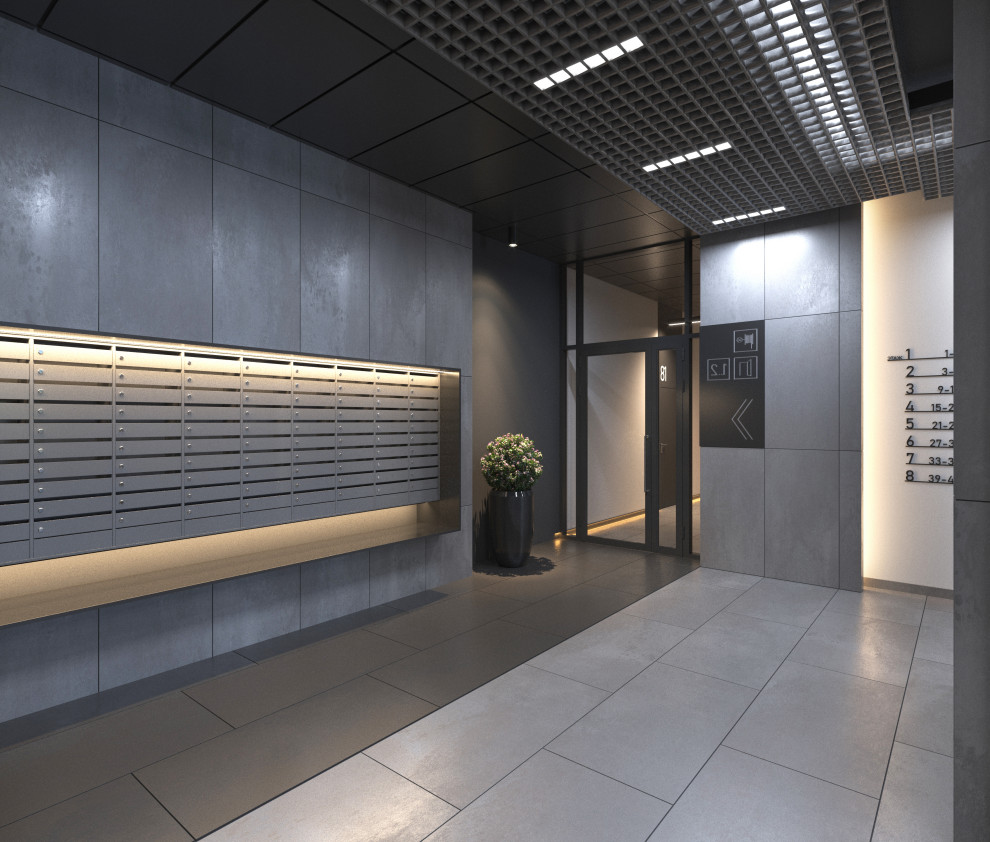 Интерьеры МОП ЖК "НОРМАНДИЯ НЕМАН", СК "СТРИЖИ"