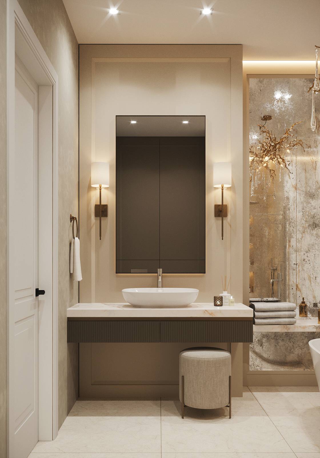 Дизайн-проект пентхауса продолжение 180м2 в г. Владивостоке