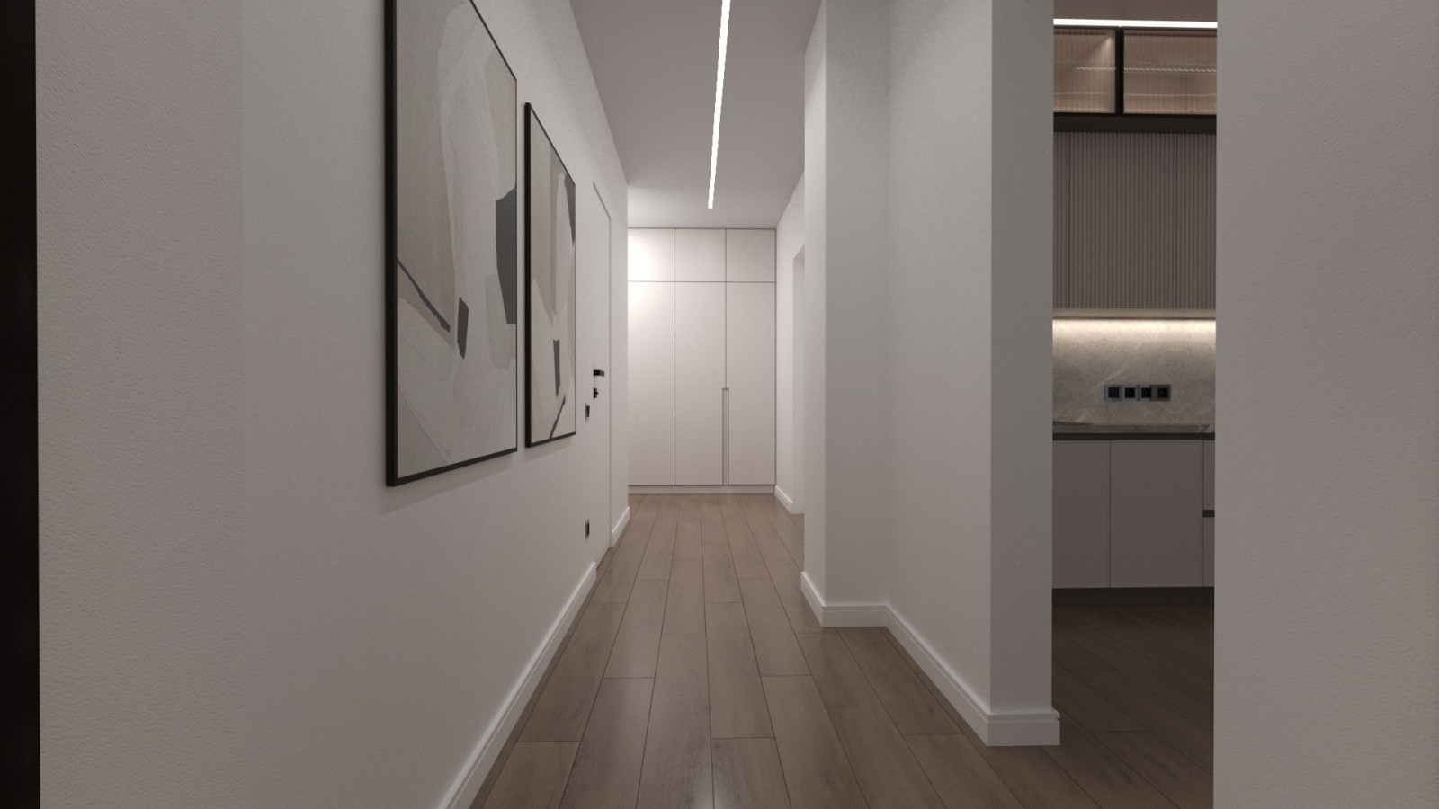 Проект 3-ком. квартиры для молодой пары