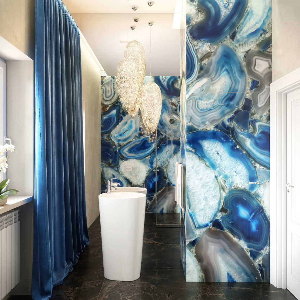 Акцентный синий