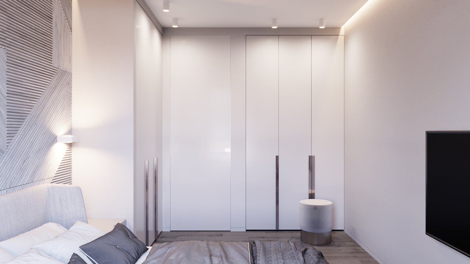 Дизайн интерьера "Минимализм" 2к.кв в г.Краснодаре