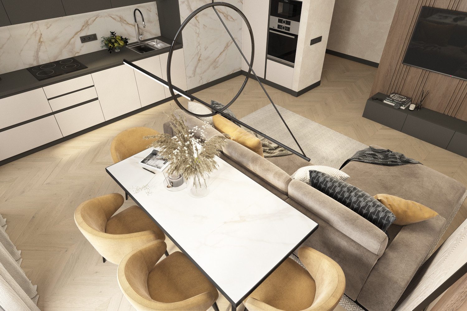 Проект 4-комнатной квартиры в Москве