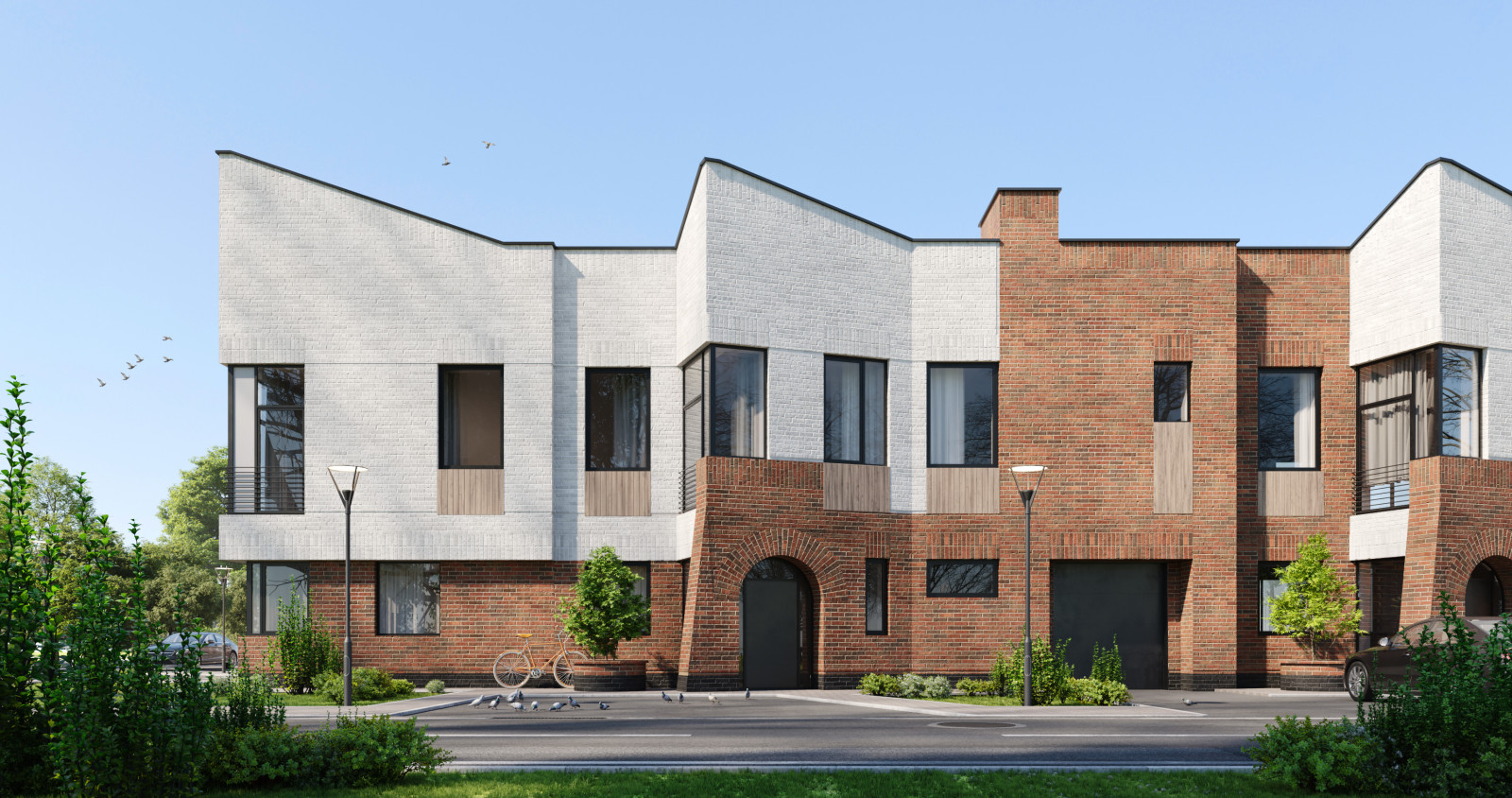 Обложка проекта: Таунхаусы в Бережных двориках