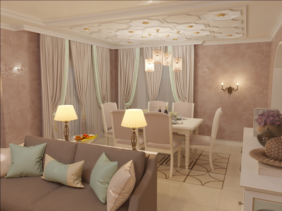 Дом в кофейных оттенках с мятой