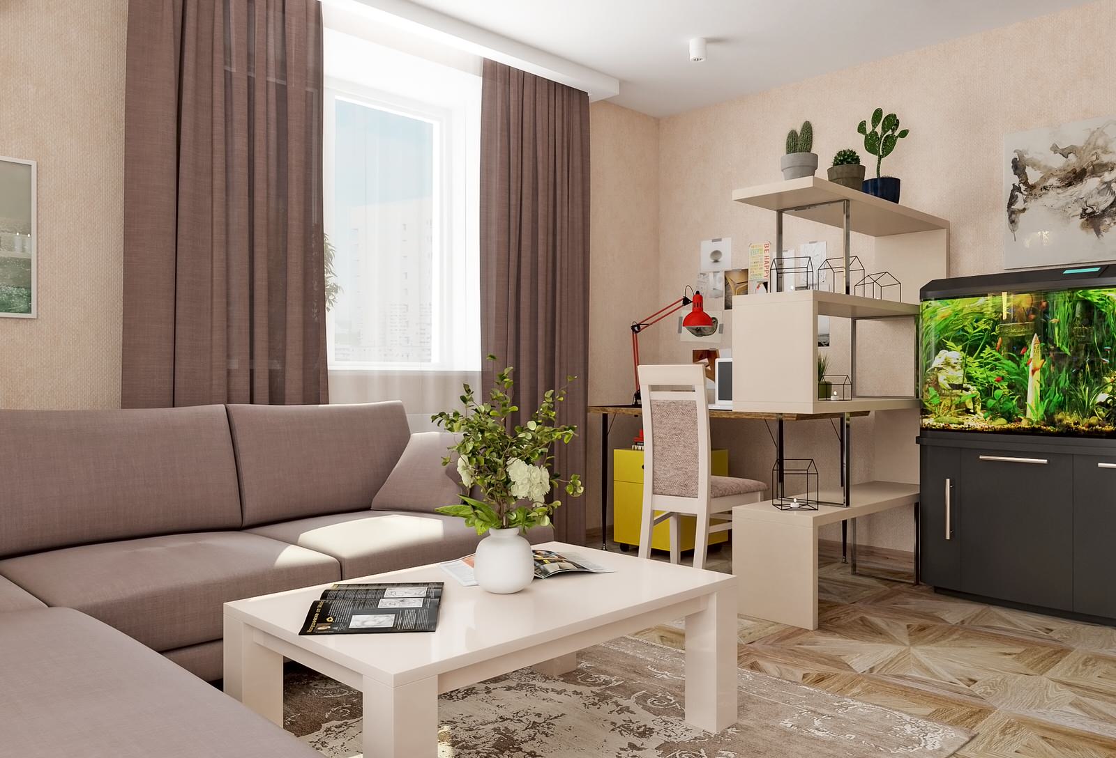 Дизайн-проект 2-х комнатной квартиры