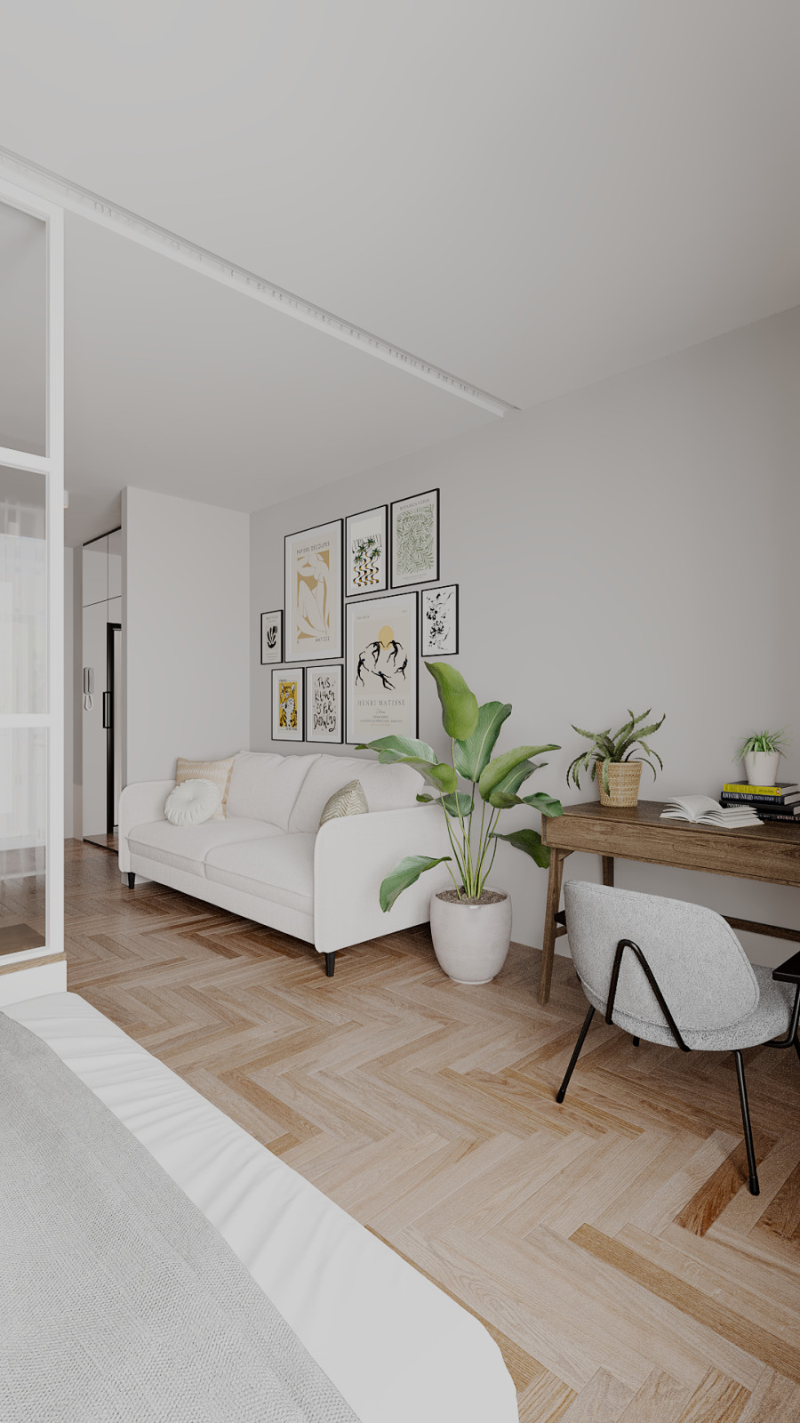 Обложка проекта: Дизайн-проект студии 33 м²