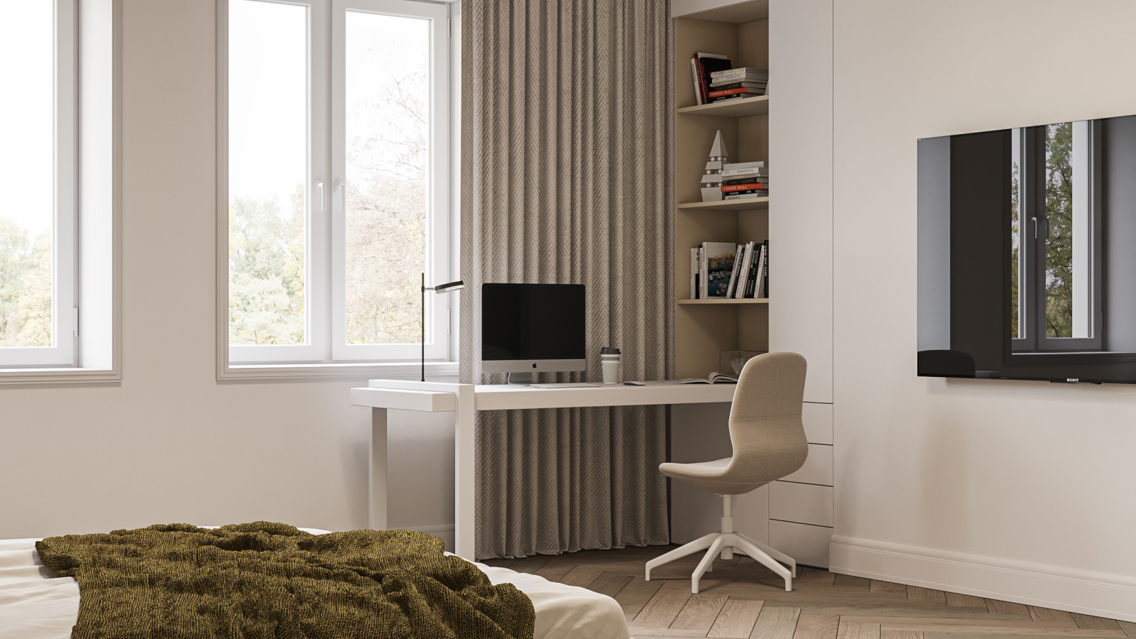 Современный роскошный интерьер загородного дома