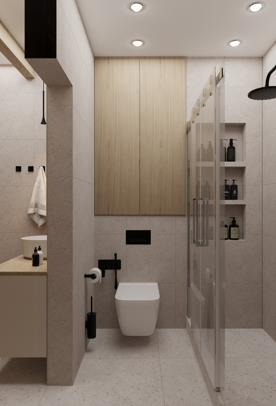 Проект 1 этаж дома 45м2