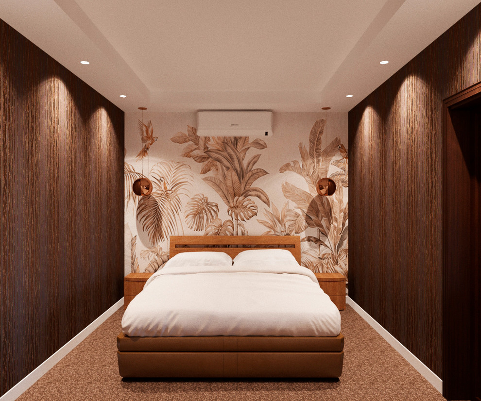 Мужская квартира в шоколадных тонах