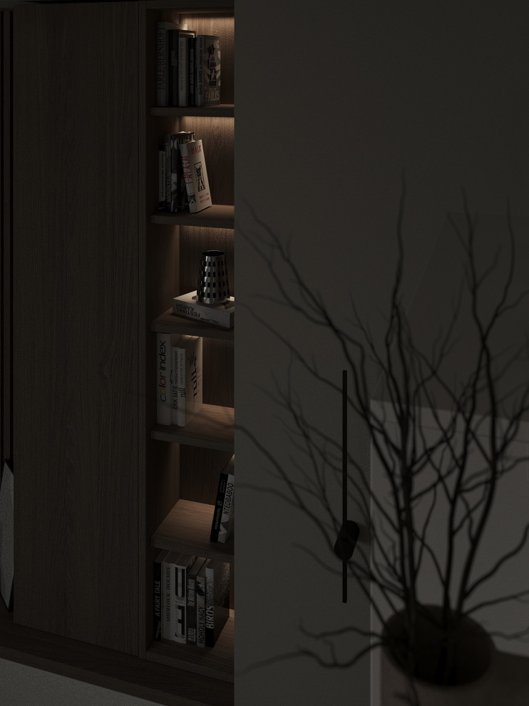 Кухня-гостиная в современном стиле