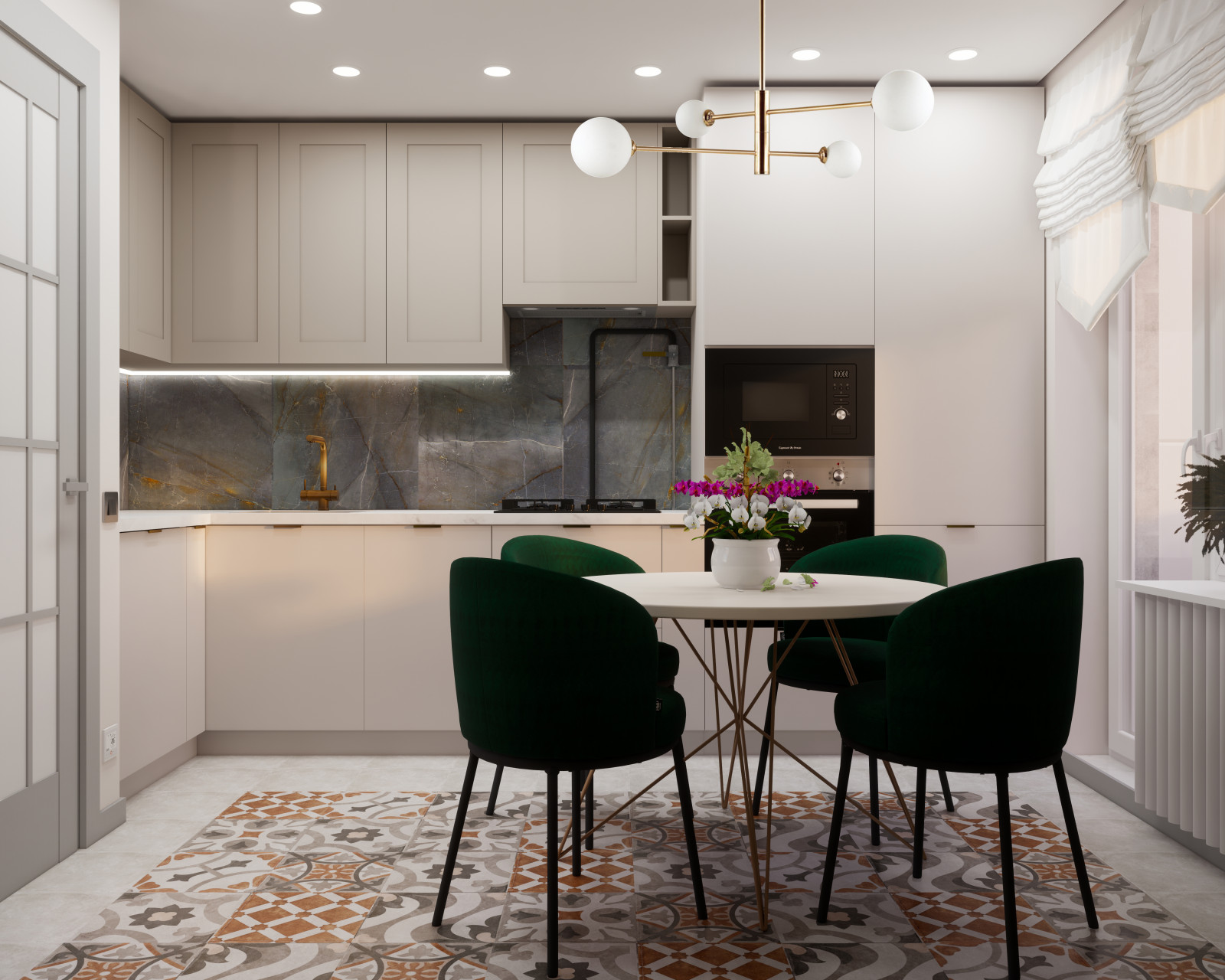 Трешка без перепланировки с газом для семьи с малышом