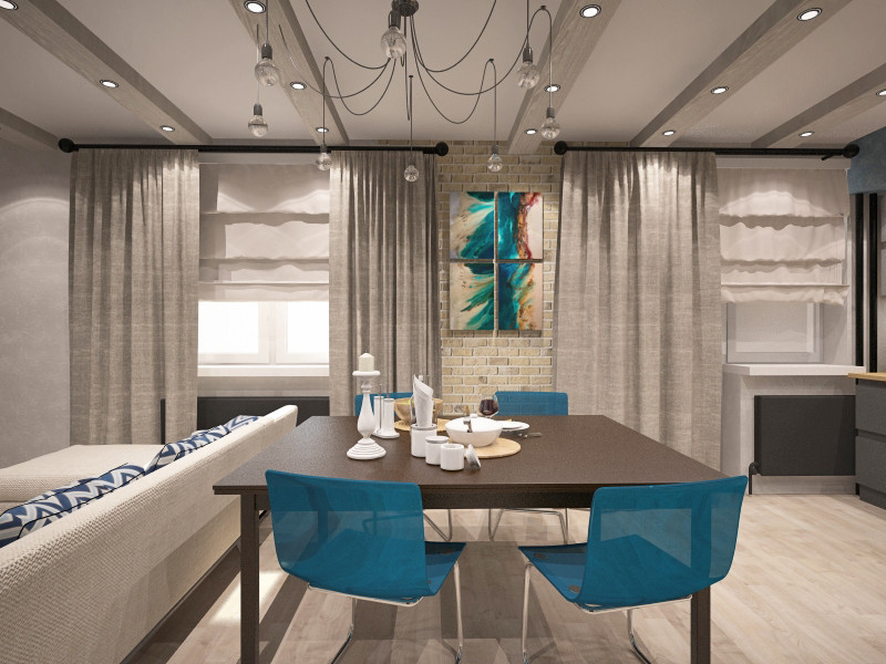 Кухня-гостиная, г.Тюмень