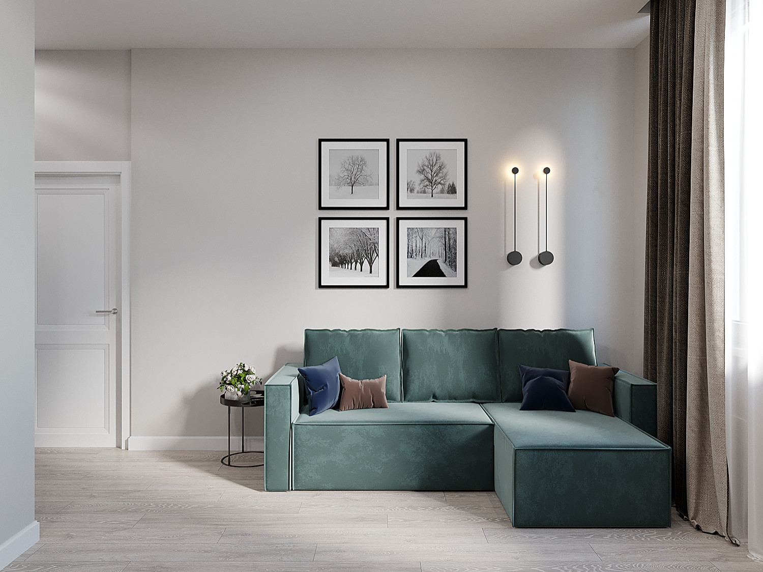 Дизайн- проект ЖК Шервуд 55 кв.м