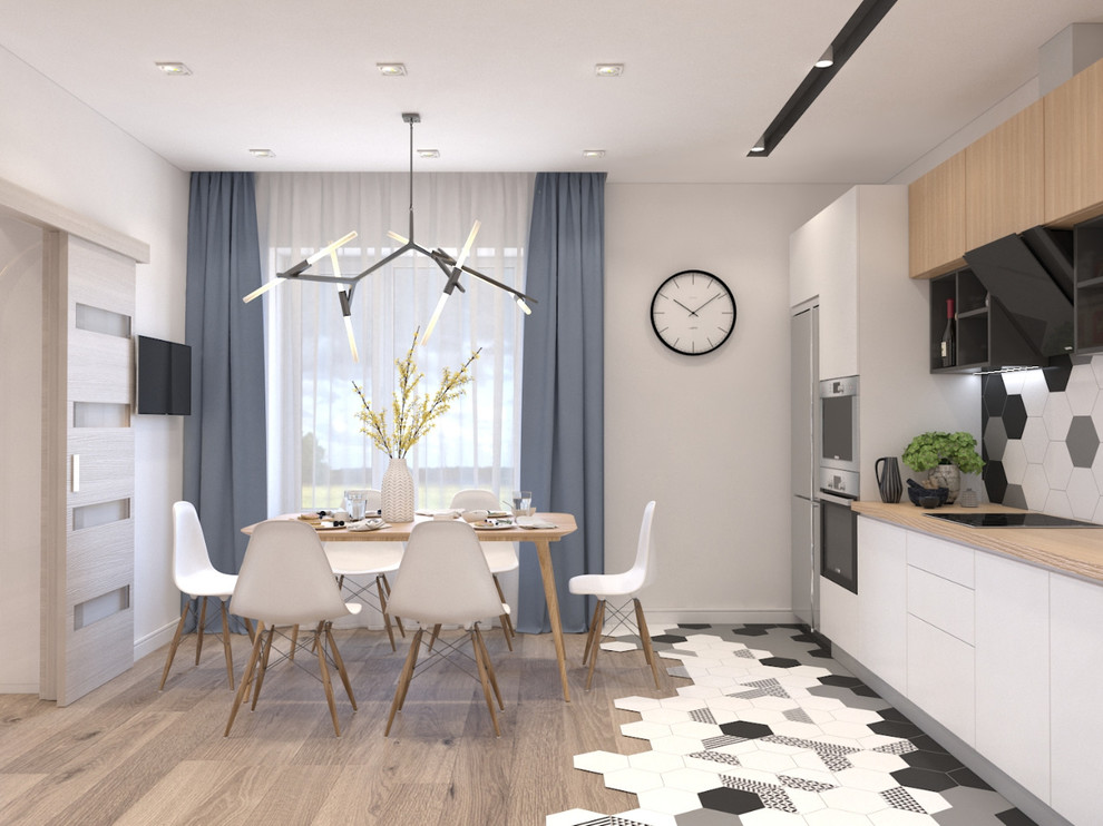 Кухня с октагонами