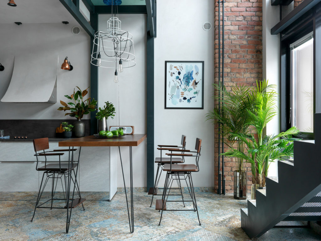 Двухэтажный лофт в Москве, 72 кв.м