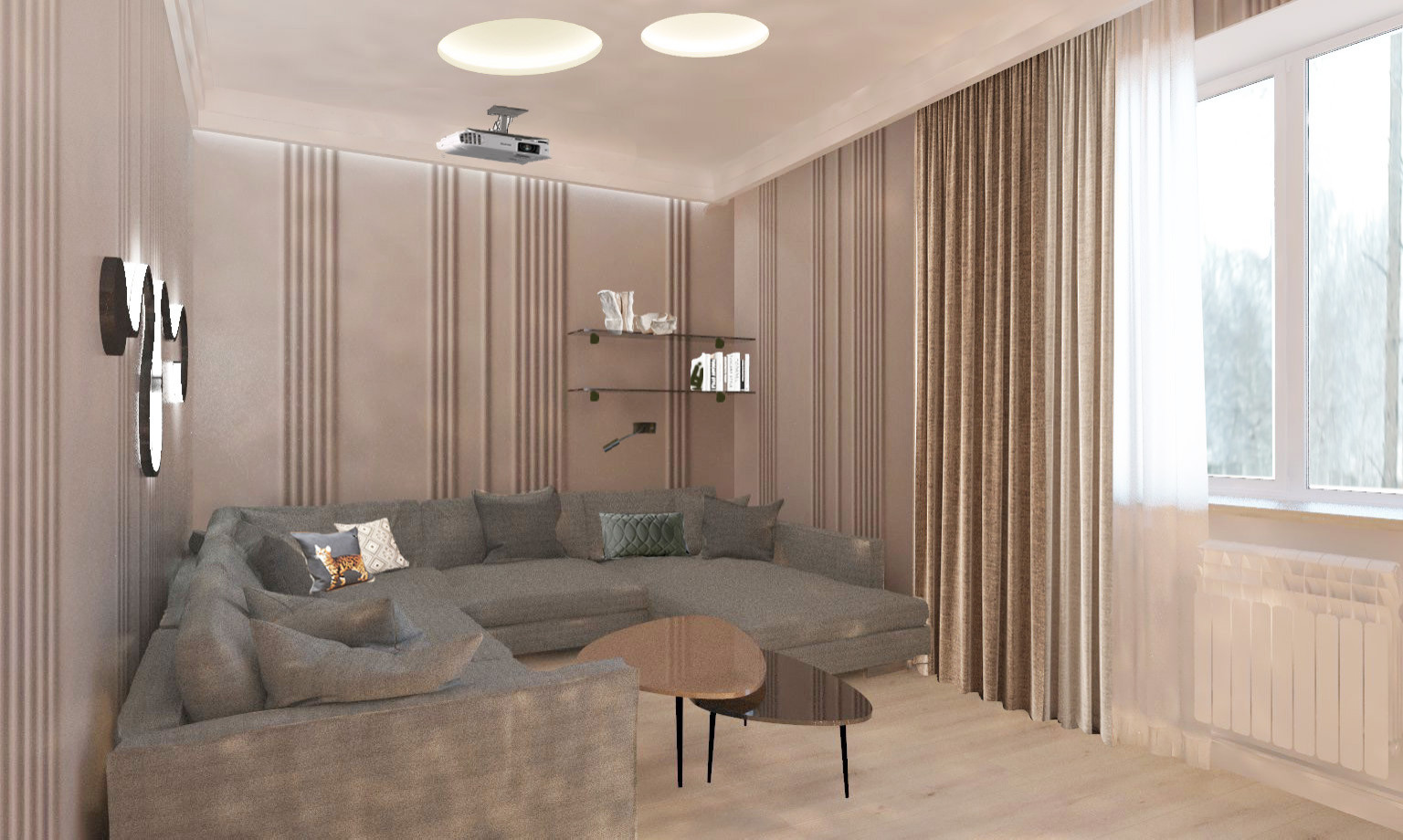 интерьеры жилого дома  Екатеринбург