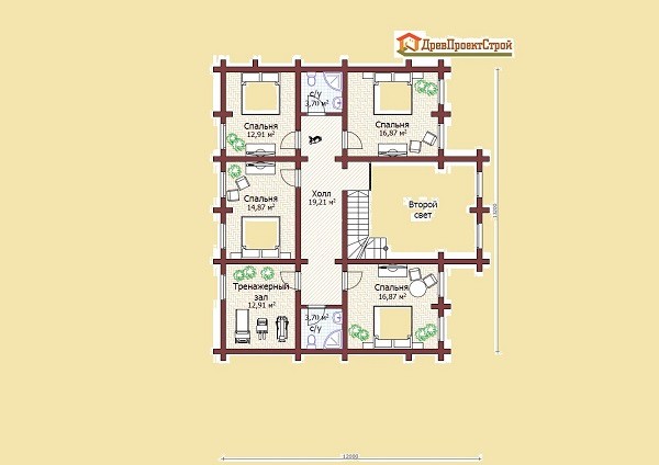 проект дома № 54