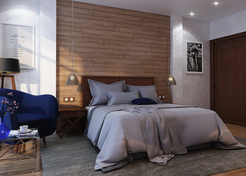 спальная комната в скандинавском стиле